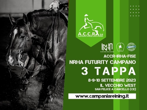 NRHA Futurity Campano e 3 show ACCR-IRHA-FISE 2023